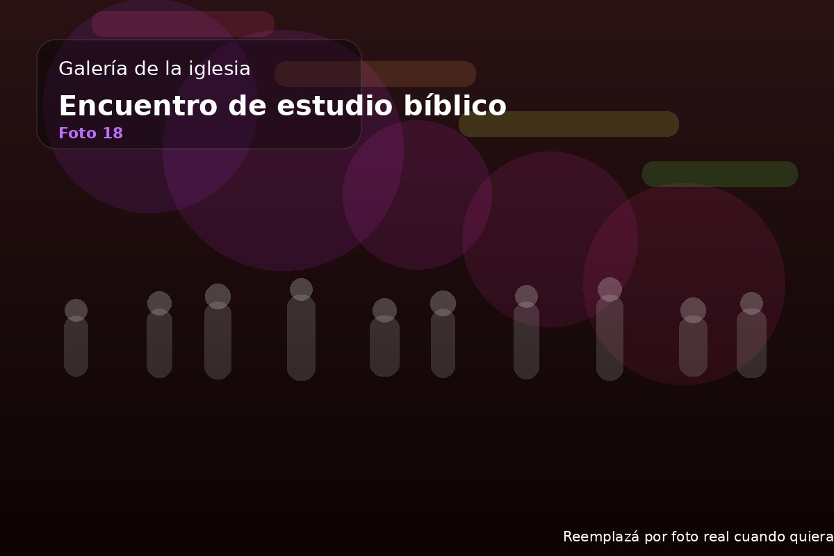 Encuentro de estudio bíblico - foto 18