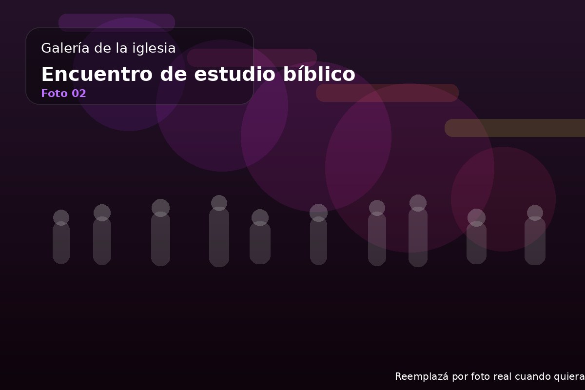 Encuentro de estudio bíblico - foto 2