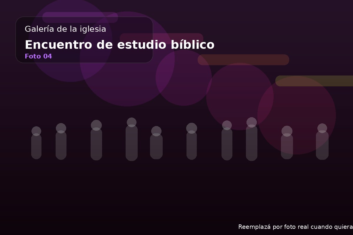 Encuentro de estudio bíblico - foto 4
